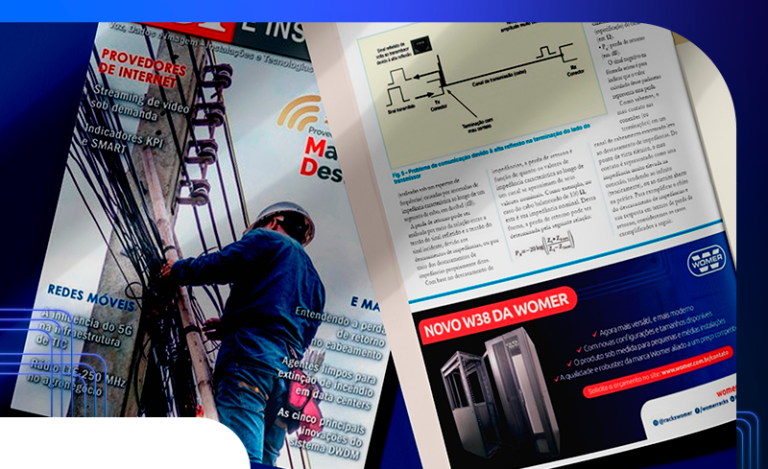 Womer/D2W é mais destaque em Revista RTI, referência para o setor de telecomunicações