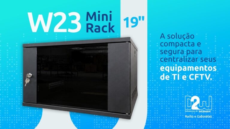 Mostra o Mini Rack 19" o W23.