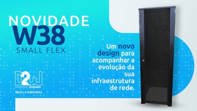 Novo W38 Small Flex: detalhes que facilitam a rotina da infraestrutura de redes