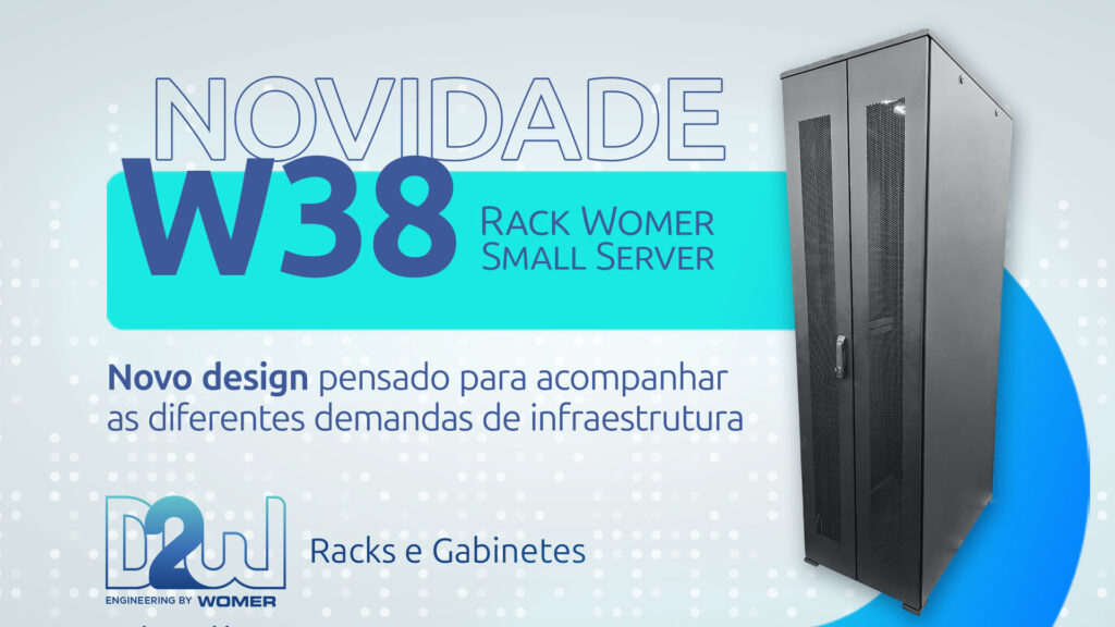 Novo design do W38 Rack Womer Small Server da D2W